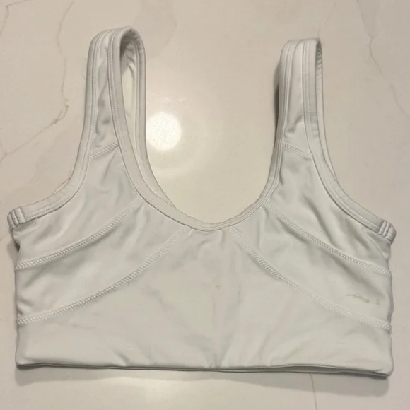 Varley Elegant White Sports Bra - Picture 6 of 9